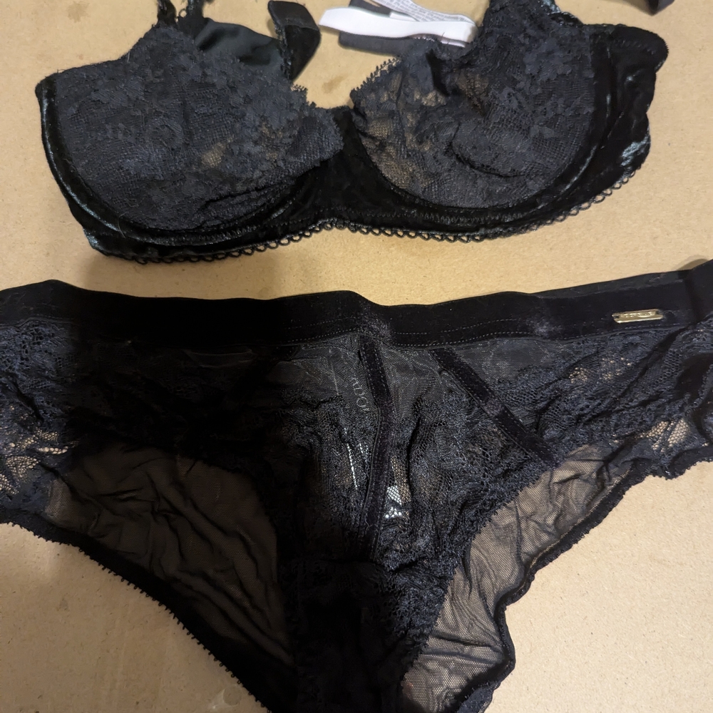 NWOT Adore Me Black Lace Intimates Collection